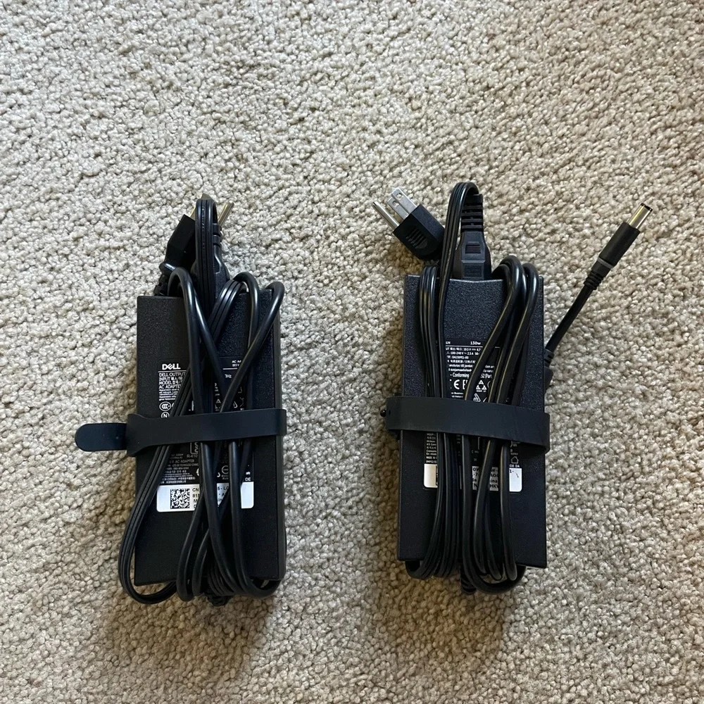 Dell 130W AC Power Adapter Charger HA130PM130 4.5mm Small Barrel